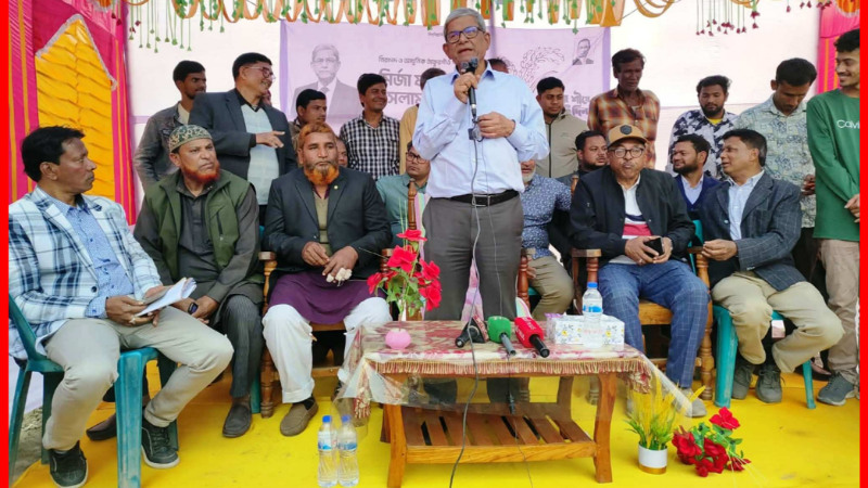 জামায়াত স্বাধীনতার বিরোধীতা করেছে, তাদেরকে রাষ্ট্র পরিচালনার দায়িত্ব দিতে পারিনা – মির্জা ফখরুল