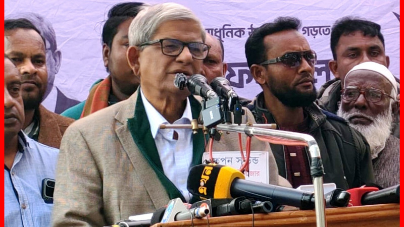জামায়াতকে ভোট দিলে আমরা আমাদের ইমানকে নষ্ট করে ফেলবো – মির্জা ফখরুল