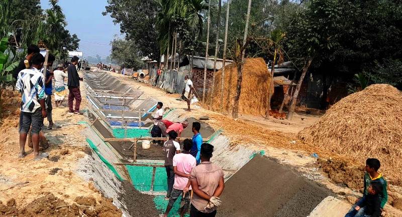 সৈয়দপুরে ইরিগেশন সেচনালা নির্মাণে পানি উন্নয়ন বোর্ডের অনিয়মের অভিযোগ