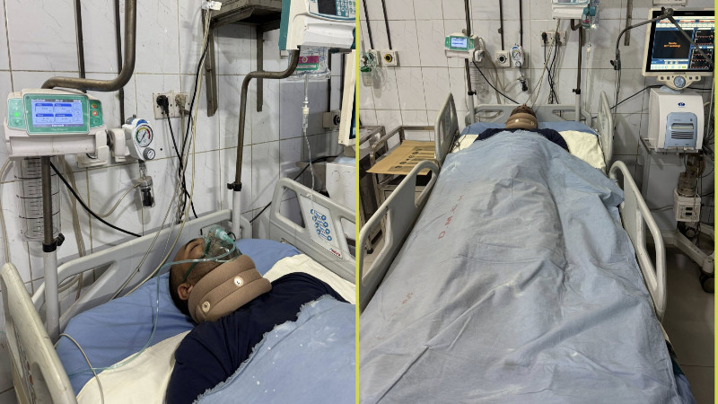 শাহবাগে পুলিশের হামলায় গুরুতর আহত এমপি প্রার্থী মহিউদ্দিন রনি