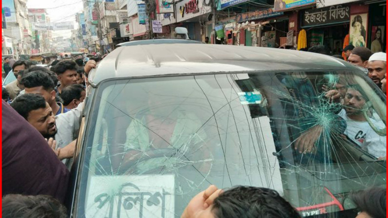 সৈয়দপুরে পিবিআই টিমকে মারধর করে আসামি ছিনতাই