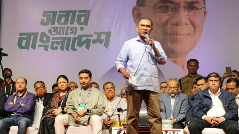 প্রচারণার শেষ দিনে আজ ঢাকায় তারেক রহমানের ৮টি জনসভা