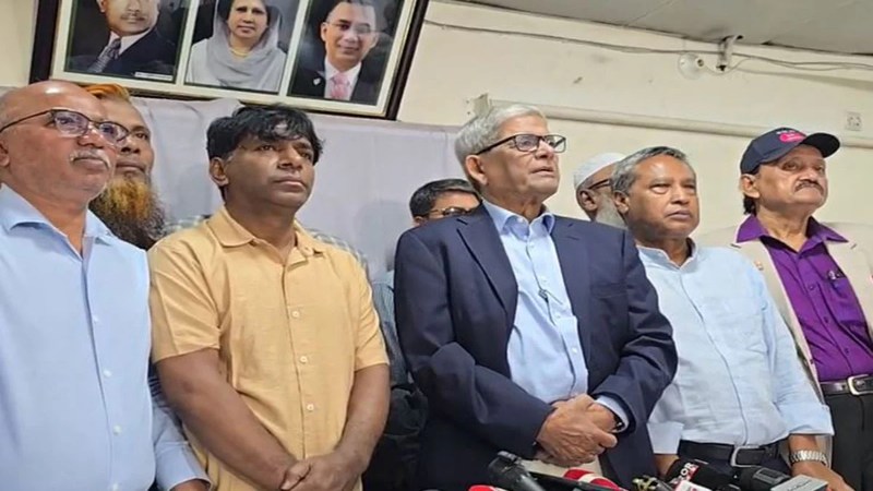 আমরা নতুন এক বাংলাদেশের জন্য কাজ করছি : মির্জা ফখরুল