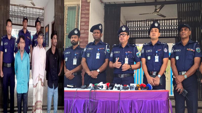এসপি’র পরিচয়ে টাকা হাতানোর ফাঁদ, সিরাজগঞ্জে প্রতারক চক্রের তিন সদস্য গ্রেফতার