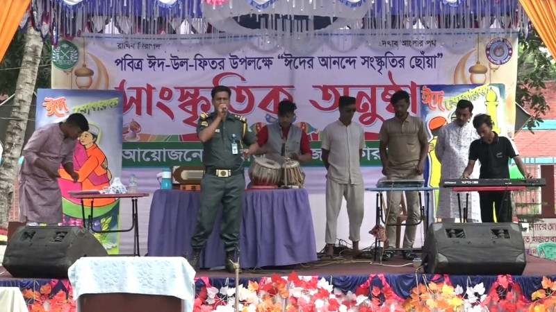 সিরাজগঞ্জ কারাগারে ঈদ উৎসবে মেতেছিলো কারাবন্দিরা