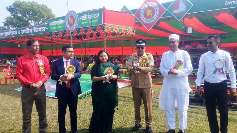 মহান স্বাধীনতা দিবসে মুক্তিযোদ্ধাদের সংবর্ধনা দিল সৈয়দপুর উপজেলা প্রশাসন