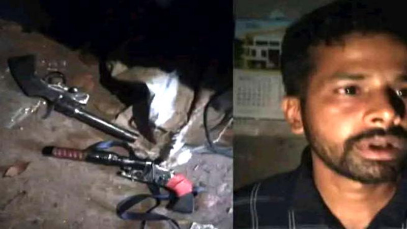 মাগুরার শ্রীপুরে ২টি ওয়ান সুটারগান সহ র‍্যাবের হাতে যুবক আটক