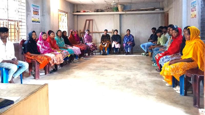 গোদাগাড়ীতে শিক্ষার্থীদের নিয়ে রিইব-এর তথ্য অধিকার আইন বিষয়ক ক্যাম্পেইন
