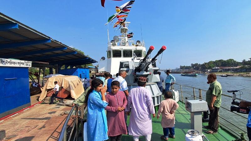 স্বাধীনতা দিবসে সর্বসাধারণের জন্য উন্মুক্ত ছিলো চাঁদপুরে ‘বিসিজিএস কুতুবদিয়া’