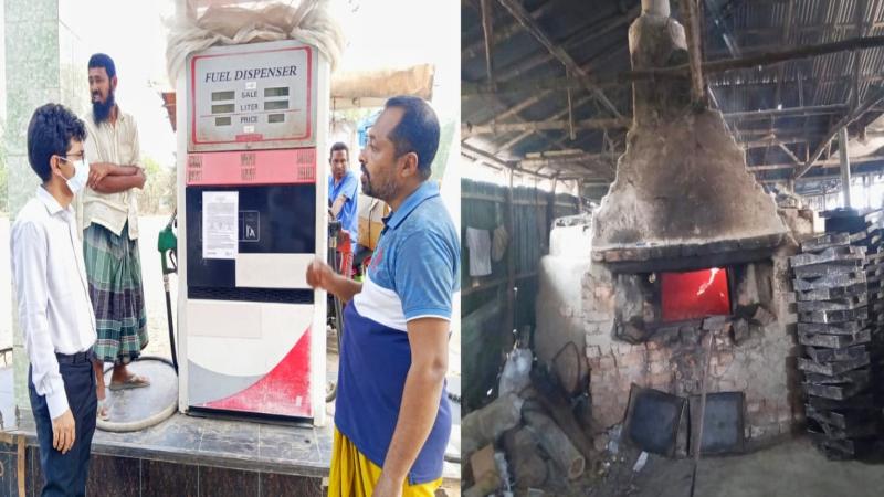 নন্দীগ্রামে ভ্রাম্যমাণ আদালতের অভিযান চানাচুর কারখানায় জরিমানা, ফিলিং স্টেশন পরিদর্শন