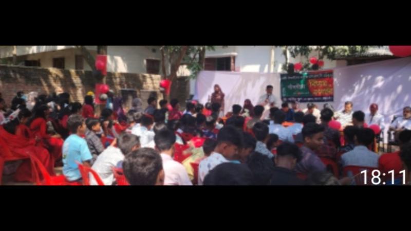 তানোরে অর্কিড স্কুলে নবীনবরণ ও এসএসসি পরীক্ষার্থীদের বিদায়