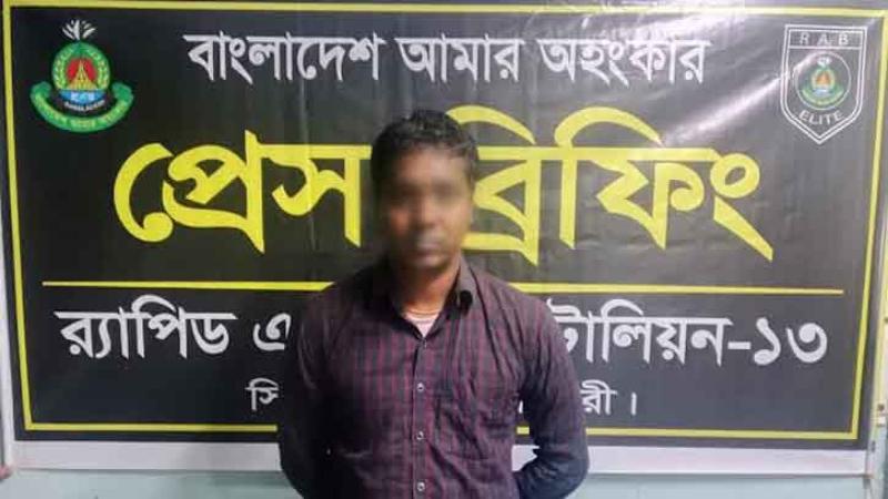 পঞ্চগড়ে ৮৭ লাখ টাকার কষ্টিপাথরের বিষ্ণু মূর্তি উদ্ধার, আটক ১