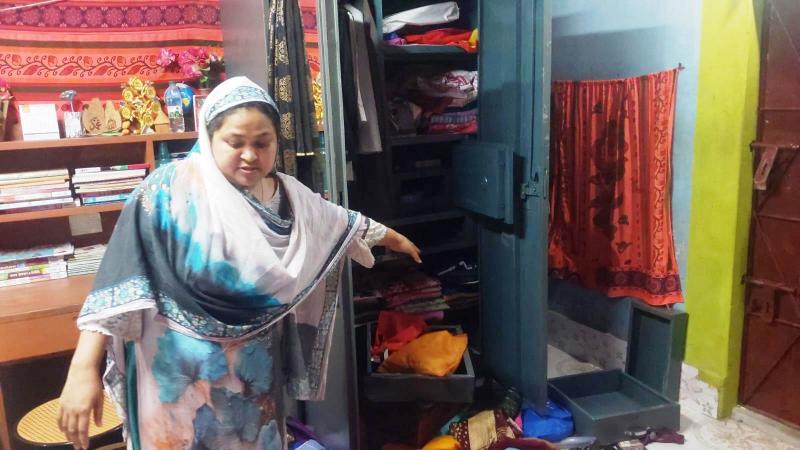 মোরেলগঞ্জে সাবেক ইউপি মেম্বরের বাড়িতে দুর্ধর্ষ চুরি