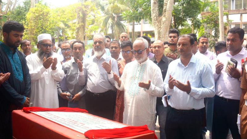 নির্মাণ কাজের উদ্বোধন ও পুরস্কার বিতরণ অনুষ্ঠিত