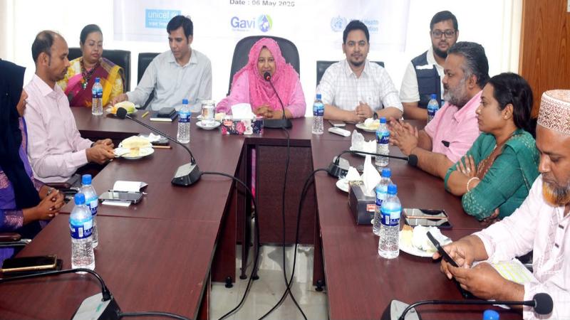 হাম-রুবেলা ক্যাম্পেইন পালন উপলক্ষ্যে জেলা পর্যায়ের সমন্বয় সভা অনুষ্ঠিত