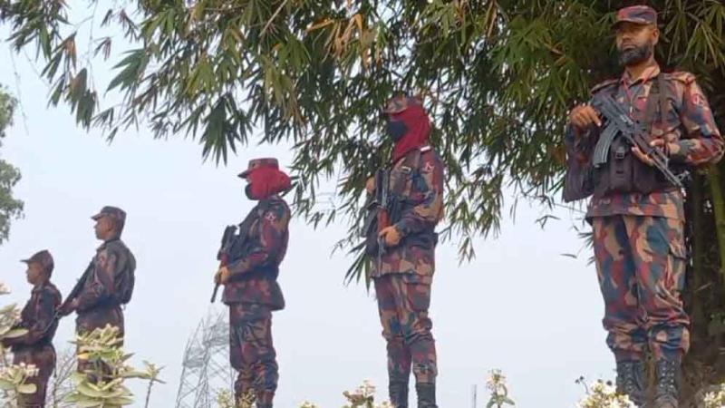 পঞ্চগড়ে অবৈধ অনুপ্রবেশ ঠেকাতে সীমান্তে নিরাপত্তা জোরদার
