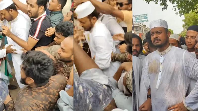 ঝিনাইদহে নাসীরুদ্দীন পাটওয়ারীর ওপর হামলা, ডিম নিক্ষেপ