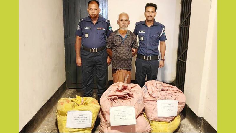 শার্শায় ১৮৮ বান্ডিল আমদানি নিষিদ্ধ বিদেশি ফিসিং নেটসহ আটক ১