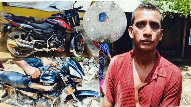যশোরের শার্শায় বসত বাড়িতে ককটেল বিস্ফোরণ ঘটিয়ে মোটরসাইকেল লুট : আটক ১