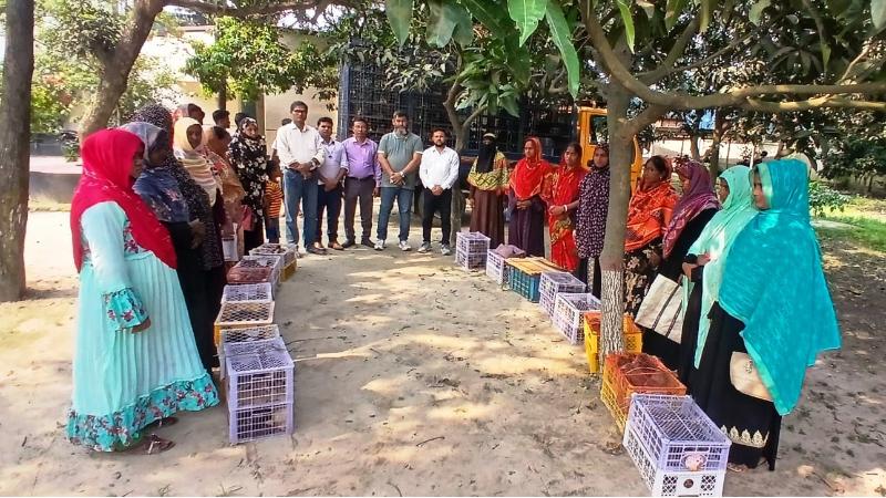ফুলবাড়ী ব্র্যাক অফিসে হাঁসের বাচ্চা পালন প্রশিক্ষণ ও বিতরণ কর্মসূচী অনুষ্ঠিত