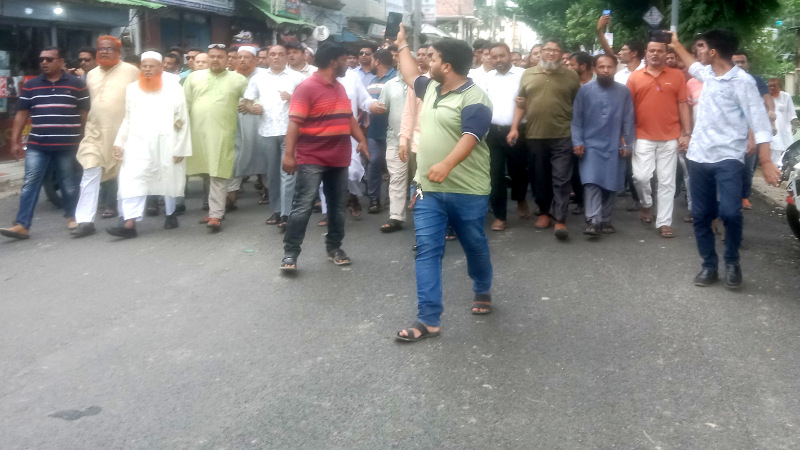 আমতলীতে বিএনপির বিক্ষোভ মিছিল