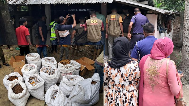 মোরেলগঞ্জে নকল সিগারেট উদ্ধারের ঘটনায় ৩ জনের নামে মামলা দায়ের