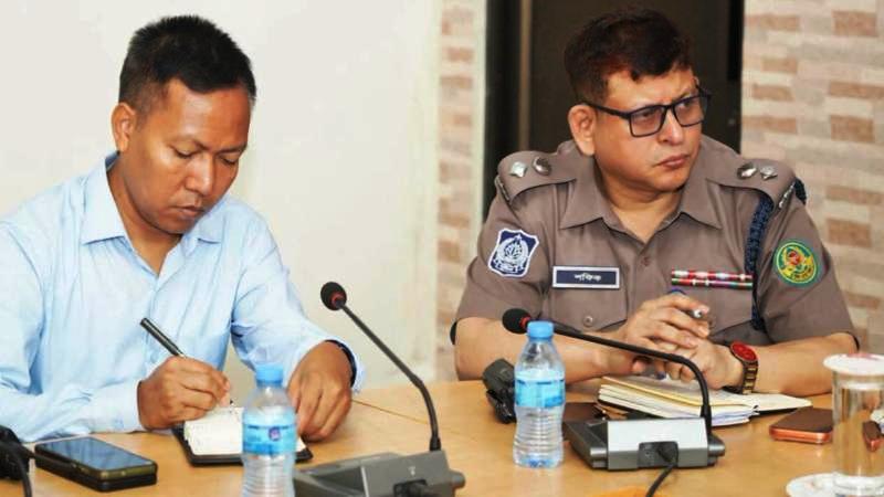 পবিত্র আশুরা উপলক্ষে সার্বিক নিরাপত্তা ব্যবস্থা গ্রহণ সংক্রান্তে মতবিনিময় সভা