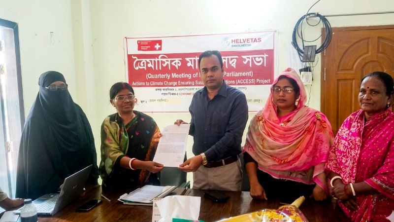 মোরেলগঞ্জে নির্বাহী অফিসারের সাথে মা সংসদের সভা অনুষ্ঠিত