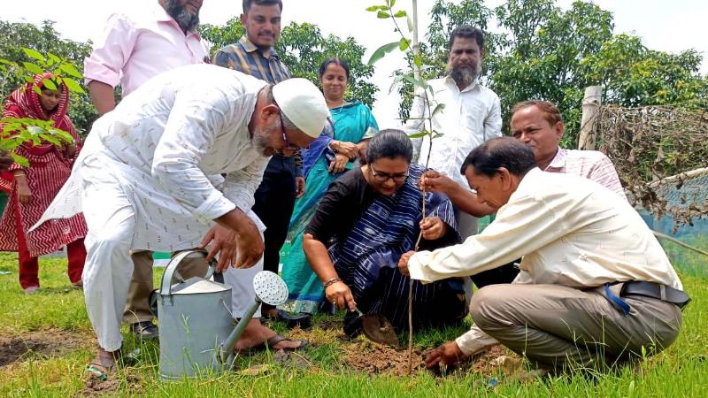 গোদাগাড়ীতে প্রধানমন্ত্রীর নির্দেশনায় ‘সবুজ বাংলাদেশ’ গড়ার লক্ষ্যে বৃক্ষরোপণ কর্মসূচির উদ্বোধন
