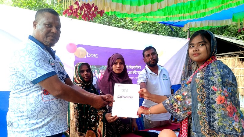 ডোমারে স্বপ্নসারথি কিশোরীদের ১ম পর্বের সমাপনী অনুষ্ঠান