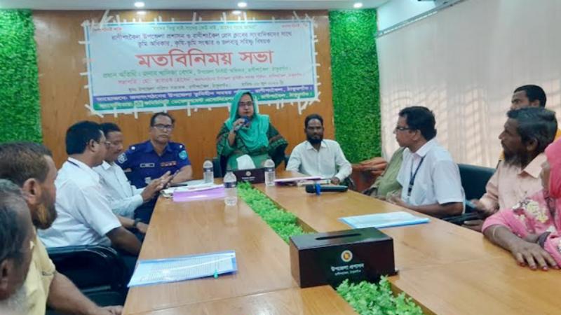 অধিকার ও জলবায়ু সুরক্ষায় প্রশাসন -রাণীশংকৈলে সাংবাদিকদের যৌথ মতবিনিময় সভা