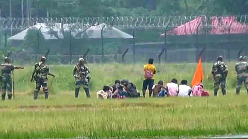 পঞ্চগড় সীমান্তে ১০ জনকে পুশইনের চেষ্টা, সতর্ক অবস্থায় বিজিবি