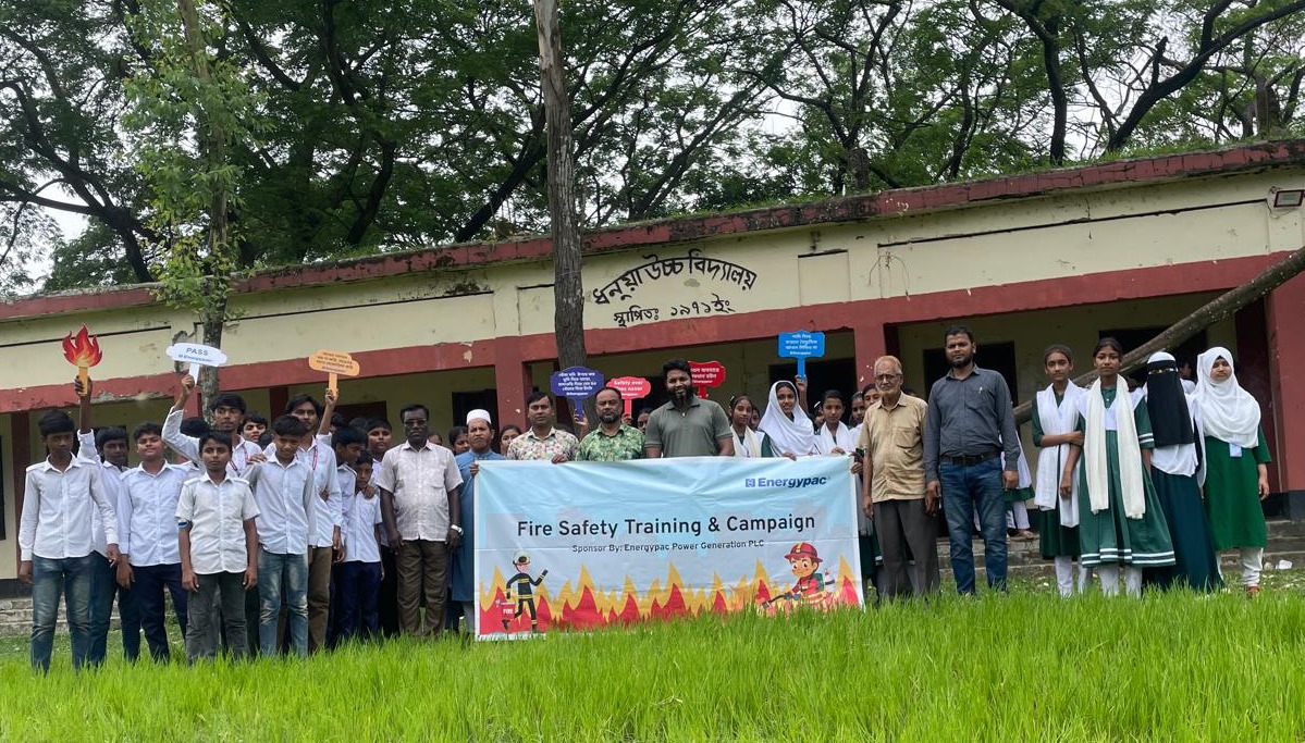 অগ্নি দুর্ঘটনা মোকাবিলায় প্রস্তুতি বাড়াতে বিশেষ ক্যাম্পেইনের আয়োজন করল এনার্জিপ্যাক