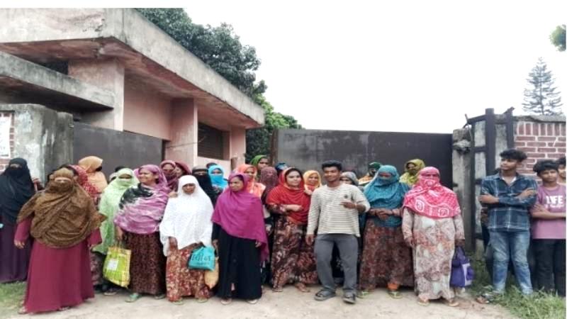 “৯ ঘণ্টা কাজের মজুরি ১৭৫ টাকা” যশোরে মজুরি বৃদ্ধির দাবিতে এসিআই সীডের শ্রমিকদের বিক্ষোভ