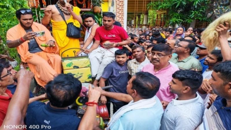যশোরে কেশবপুর উপজেলার বিভিন্ন মন্দিরে জগন্নাথ দেবের রথযাত্রা
