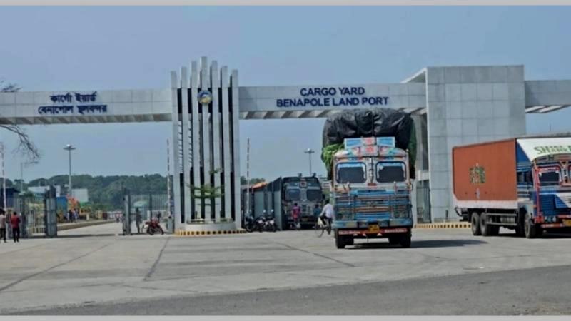 ২০২৫-২৬ অর্থবছর: বেনাপোল সীমান্ত স্থল বন্দর দিয়ে রফতানি কমেছে ১লাখ ৯২ হাজার ৮২ মেট্রিক টন