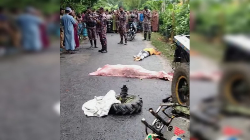 যশোরে শার্শার গোগায় ট্রাক্টর-মোটরসাইকেল সংঘর্ষে নিহত ২, আহত ১