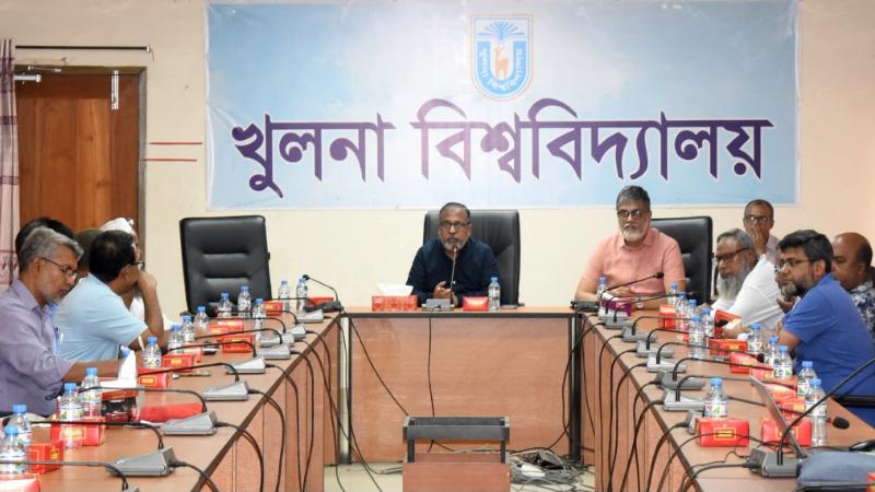 খুবিতে প্রেজেন্টেশন অন কেইউ এন্টারপ্রাইজ রিসোর্স প্লানিং (ইপিআর) সিস্টেম শীর্ষক কর্মশালা