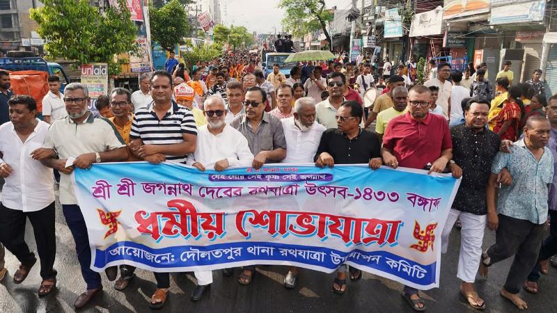 নগরীর আর্য্য ধর্মসভা মন্দির প্রাঙ্গণে শ্রী শ্রী জগন্নাথদেবের রথযাত্রা উৎসব-২০২৬ এর উদ্বোধনী