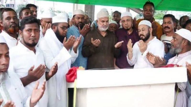 খুলনার লবনচরায় রুপসা ব্রীজ সংলগ্ন মসজিদ ও মাদ্রাসা নির্মাণাধীন কাজের উদ্বোধন