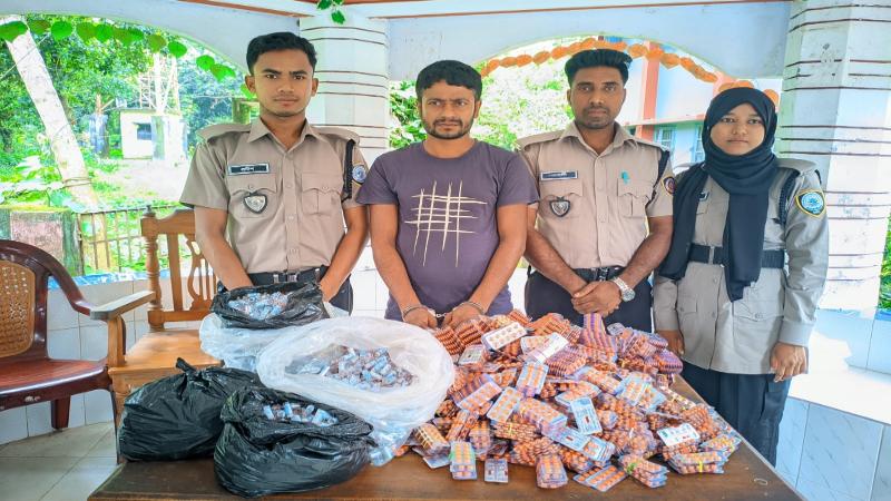 বিরামপুরে ৫৮ লাখ টাকার মাদকদ্রব্য সহ রিপন গ্রেপ্তার
