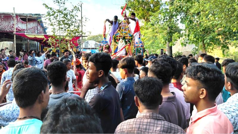 উল্টো রথের মধ্যদিয়ে নন্দীগ্রামে শেষ হলো রথযাত্রা উৎসব