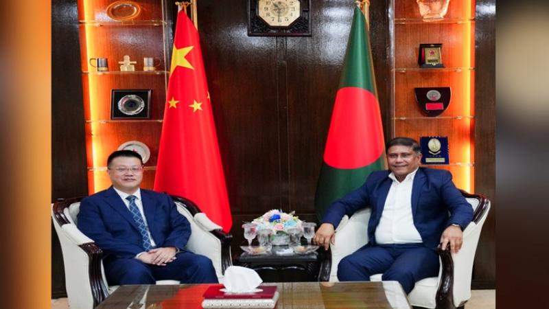 প্রধানমন্ত্রীর প্রতিরক্ষা উপদেষ্টার সঙ্গে চীনের রাষ্ট্রদূতের সাক্ষাৎ