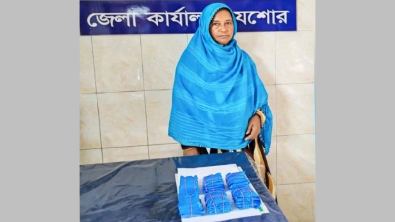 যশোরে ৬ হাজার পিস ইয়াবাসহ নারী আটক
