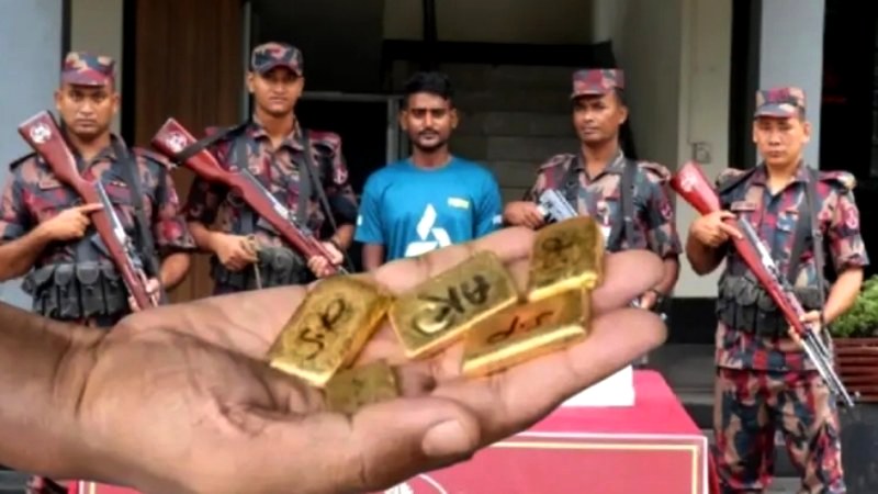 সোয়া কোটি টাকার স্বর্ণের বারসহ কুমিল্লার একজন যশোরে আটক