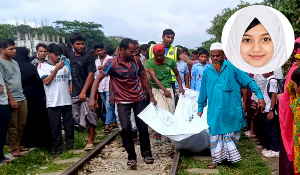 চাঁদপুরে সাগরিকা ট্রেনের নিচে কাটা পড়ে মাদ্রাসাছাত্রীর মৃত্যু