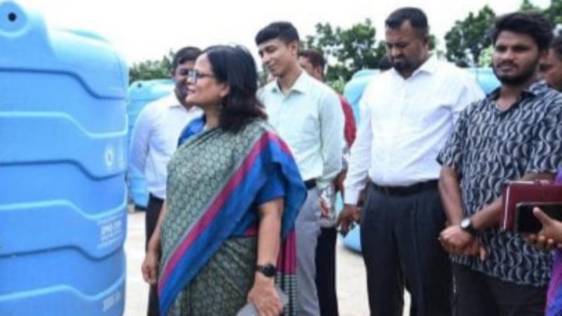 খুলনার কয়রায় ৫০ উপকারভোগীর মাঝে বৃষ্টির পানি সংরক্ষণের ৫০টি ট্যাংক বিতরণ