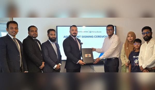 প্রাইম ব্যাংক ও ম্যাভেন অটোমোবাইলস-এর মধ্যে চুক্তি স্বাক্ষর