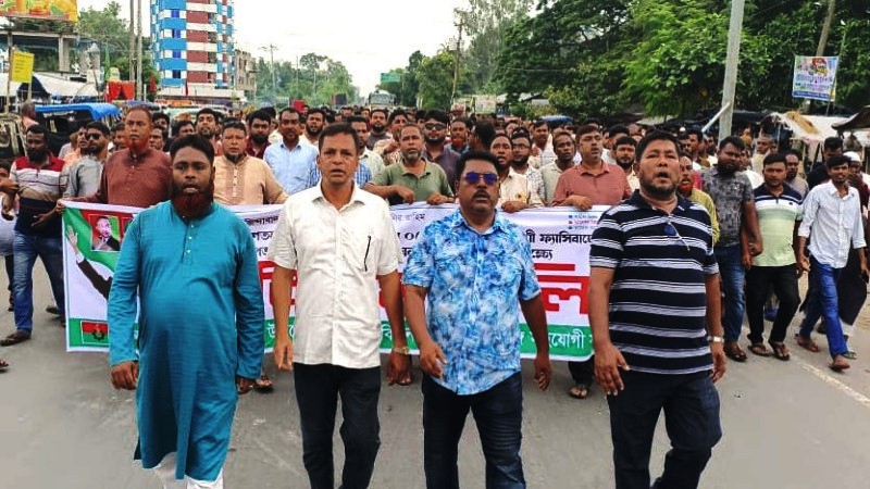 ফ্যাসিবাদের পতন ও ছাত্র-জনতার বিজয় উপলক্ষ্যে নন্দীগ্রামে বিএনপির বিজয় র‌্যালি