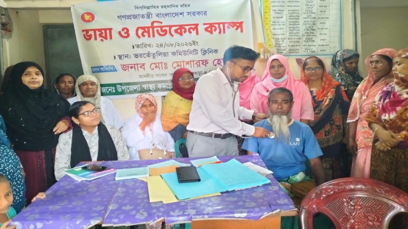 নন্দীগ্রামে প্রান্তিক জনগোষ্ঠীর জন্য মেডিকেল ক্যাম্প